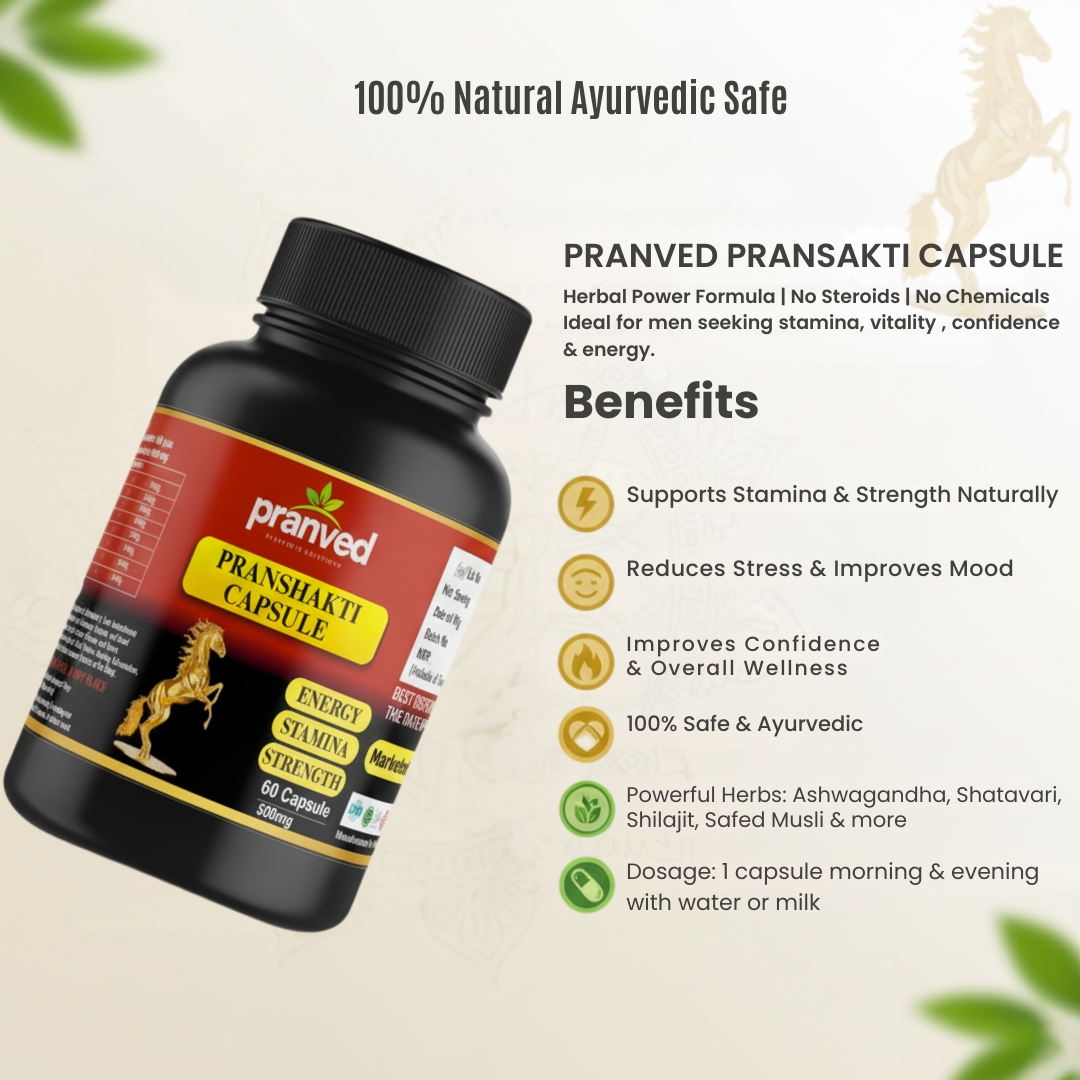 Pranshakti | Ayurvedic Daily Energy & Wellness Supplement