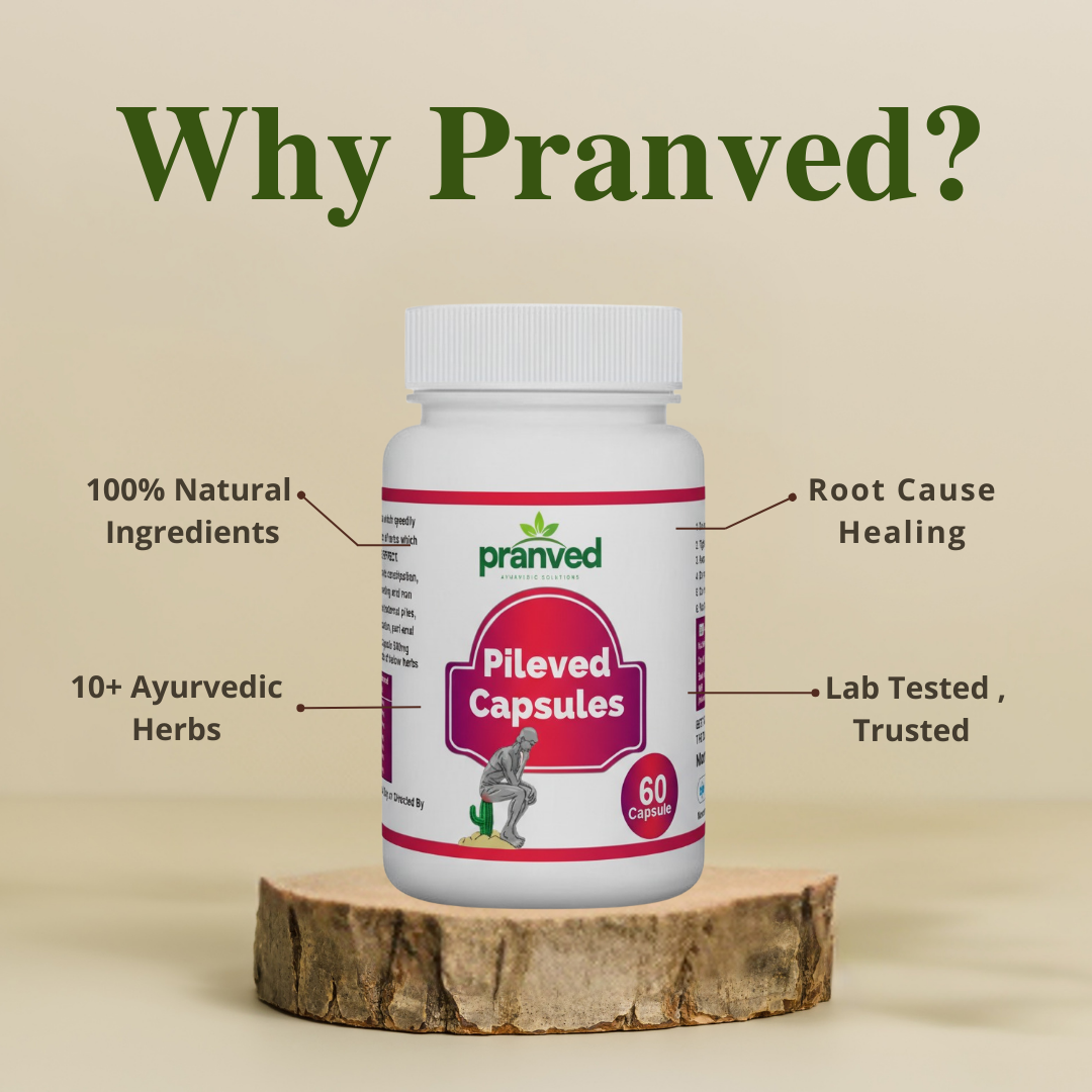 Pileved Capsules 100% Ayurvedic